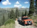 convoy on red mountain